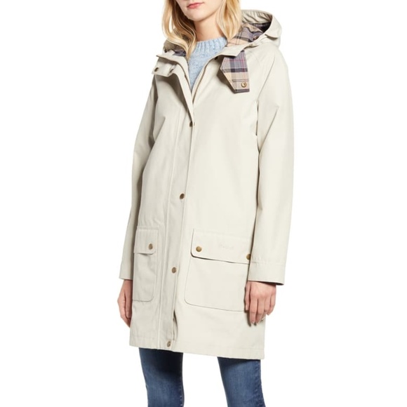 Barbour Jackets & Blazers - BARBOUR Overcast Waterproof Raincoat with Hood